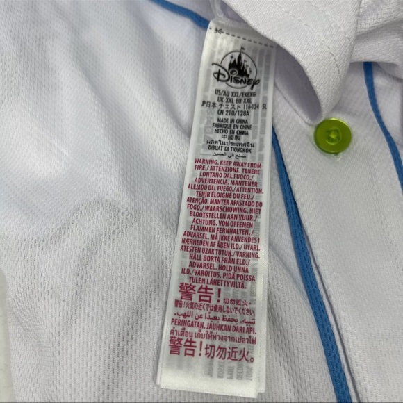 Disney Parks Monsters Inc Mike Wazowski Baseball Jersey Adult  2XL - Picture 8 of 9